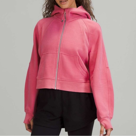Lululemon Scuba Oversized Full-Zip Pink Blossom